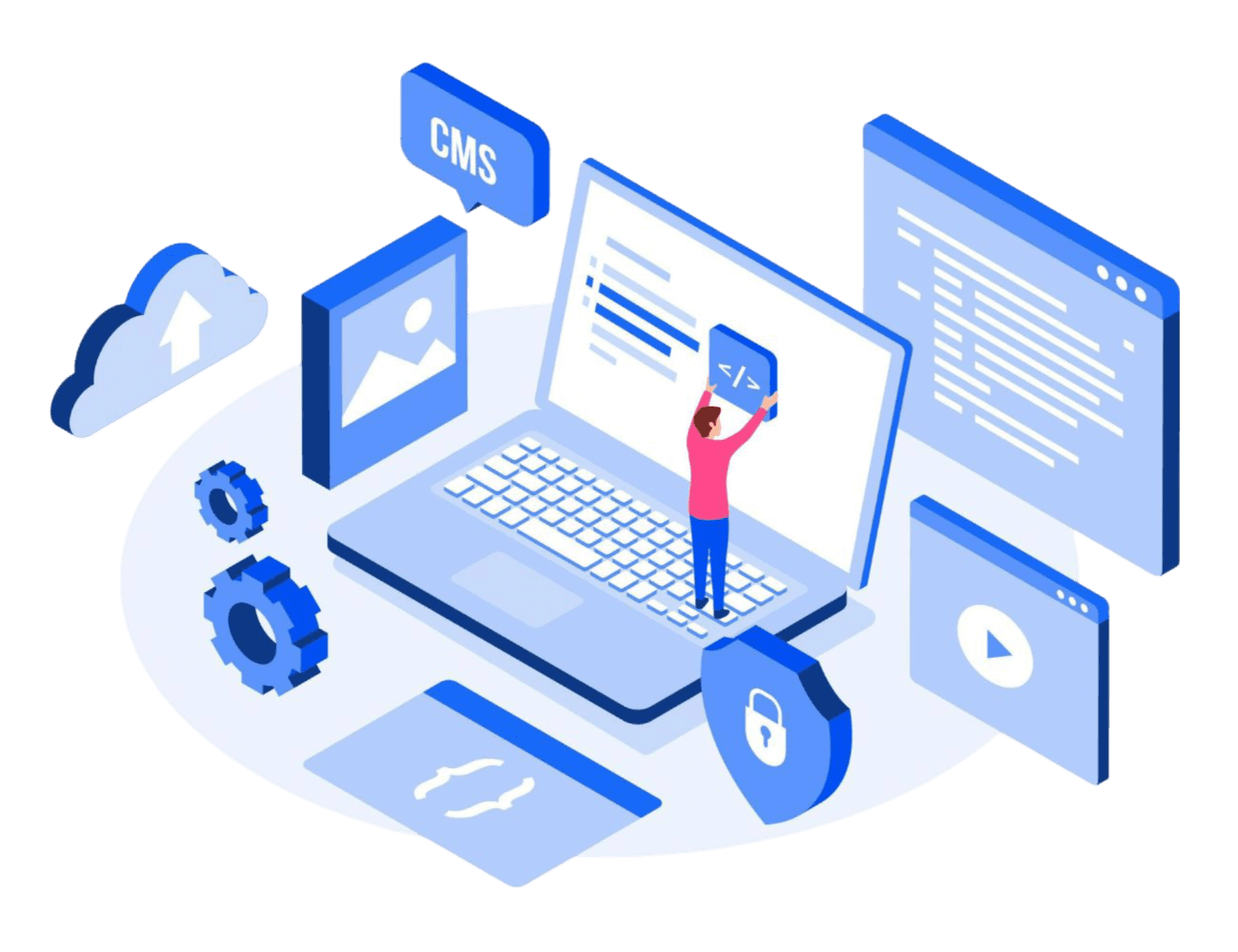 Blockchain illustration